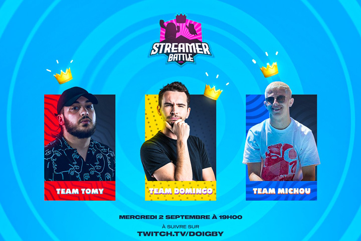 StreamerBattle, le tournoi Fall Guys de Doigby, date et heure